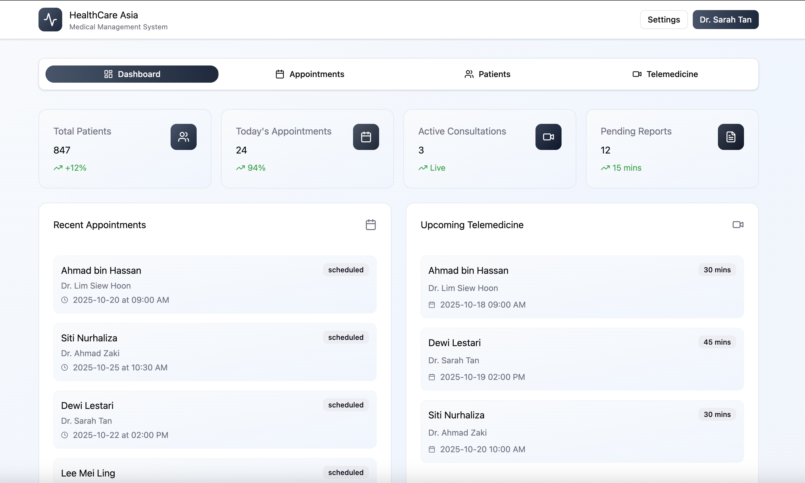 Healthcare Management System